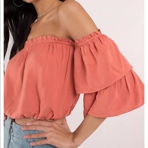 Tobi Rose Crop Top super cute NWT